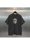 Sculpture Digital Print Oversize Unisex Black T-Shirt
