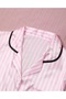 Stripe Pajama Set with Satin Shorts - 3