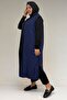 34000 Plus Size Combed Cotton Wear-And-Go Vest - Dark Indigo - 4