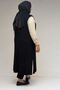 34000 Large Size Combed Cotton Wear-Out Vest - Black - 5