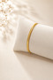Gold Color Italian Chain Bracelet - 3