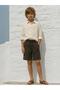 Flamlı 6-9 Years Old Capri - Brown