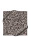 100% Twill Silk Geometric Patterned Black - Beige Colored 90X90 Scarf Sewing Shape: Hand Sewing - 7