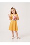 Girl's Short Sleeve Lycra Combed Cotton Printed Dress - 6