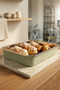 Stainless Steel Vacuum Storage Container, Oven and Cake Container 1.9 Lt Food Container Lunch Box - 4