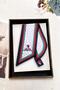 Shoe Basket Palestine Themed Special Design Tie Form Women's Scarf - 4