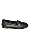 S291070003 Black Genuine Leather Flat Ballerinas - 4