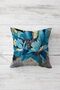 Banana Flower and Layered Rose Concealed Zippered Throw Pillow Cover Sofa Pillow Cover Set (4 Pieces) - 5