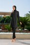 Premium Women's Plus Size Zippered Flexible Parachute Quick-Drying Fabric Hijab Swimsuit - 3