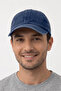Unisex Dark Navy Washed Denim Outdoor Baseball Cap |   Adjustable Sports Cap - 4