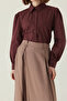 Double Pleated Tensel Skirt Mink - 2