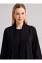 Embroidered Linen 50% Linen 30% Cotton Double Jacket and Dress Set - 2