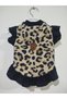 Kiz Kedi̇ Leopard Patterned Fringed Sweater Size m - 6