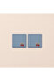 6 Piece Cherry Embroidered Tableware Set for 2 People (2 Placemats + 2 Napkins + 2 Cocktail Napkins) |   Cherry Season - 5