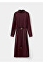 Belted satin dress - 3