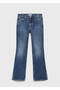 Straight-Cut Jeans with Slits - 3