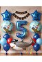 Pirate Shark Themed 5Th Birthday Balloon Set & Happy Birthday Banner