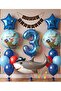 Pirate Shark Themed 3Rd Birthday Balloon Set & Happy Birthday Banner