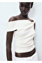 Asymmetrical Strapless Blouse