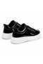 Black Patent Leather White Sole Men's Sneakers - Shiny Casual Comfortable Sports Shoes with Soft Insole Kb X4 - 5