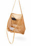 Large Volume Beige Mesh Shoulder Beach Bag with Internal Pocket - 2