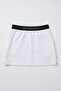 Women's Bang White Snap Skirt - 2