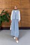 Women's Embroidered Vest Skirt Jeans Set - 2