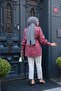 Buttoned Dusty Rose Hijab Shirt 19028Gk - 3