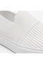 Full White Knitwear High-Sole Laceless Men's Shoes - Anti-Sweat, Breathable, Comfortable Casual Sports Shoes Kb 114 - 4