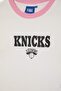Nba New York Knicks Licensed Slim Fit Crew Neck Athlete Ribbed Short Sleeve Ecru T-Shirt H9406Ax26Hs - 7