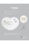 Ultra Premium Silicone Heart Pacifier Plus (Snow) - 5