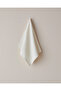 Border Check Cotton Face Towel 50X80 cm Ivory
