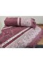 2-Piece Fringed Bath Set, Bath and Head Towels - Dried Rose - 4