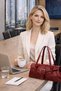 Wine Leather-Look Buckled Women's Sleeve Bag Si |   Wine Mt1591 - 4