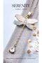 Silvery Wing Zircon Dragonfly Steel Necklace - 3