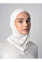 Large Size Hijab Bonnet with Neck Collar - White - (St224), (Id 3422402) - 2