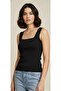 Women's Sleeveless Blouse Thick Strap Undershirt Thin Summer Square Neck 5-Piece Set - 3