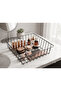 Grid Metal Basket - Rectangular Storage and Organizer Organizer