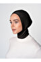 حجاب جاهز نصف يغطي الرقبة - طراز 292 أسود