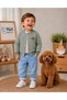 Striped Badili Quilted Coat and Jeans 3-Piece Baby Boy/Child Set