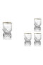 4-Pack Twist Gold Soft Drink Glass 410ml