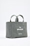 The Brugge 100% Cotton Waxed Canvas Tote Bag with Removable Strap and Pocket - 8