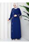 Plus Size Leaf Stone Mother Dress En7008 - 7
