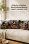 TAPESTRY WOVEN WOMAN ON THE BALCONY 3 PIECES CUSHION COVERS - 2