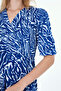 Elastic Waist V-Neck Dress - 4