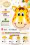 Foil Balloon Safari Giraffe Animals 55X45 cm Helium Compatible - 2