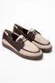 Rosa Men's Beige Suede Garnished Lace-Up Loafer Daily Casual Shoes