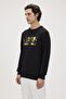CAEN CREWNECK / NIGHT سويت شيرت أسود للرجال - 2