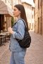 Women's Black Multi-Compartment Shoulder Bag - Daily Crossbody Bag (29X17X6 cm) - 2