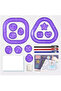 Multi-function Geometric Ruler Drawing Painting Spirograph Tools Kit for Children Educational Col... - 3